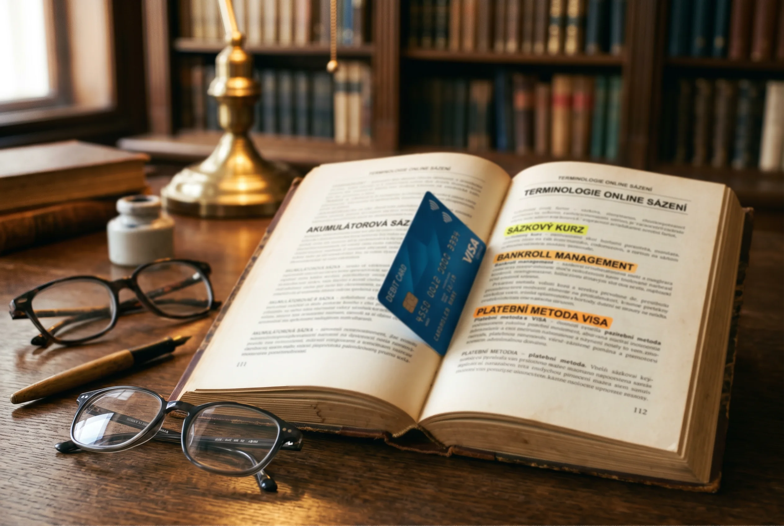 Slovník pojmů Visa a online sázení od A do Z
