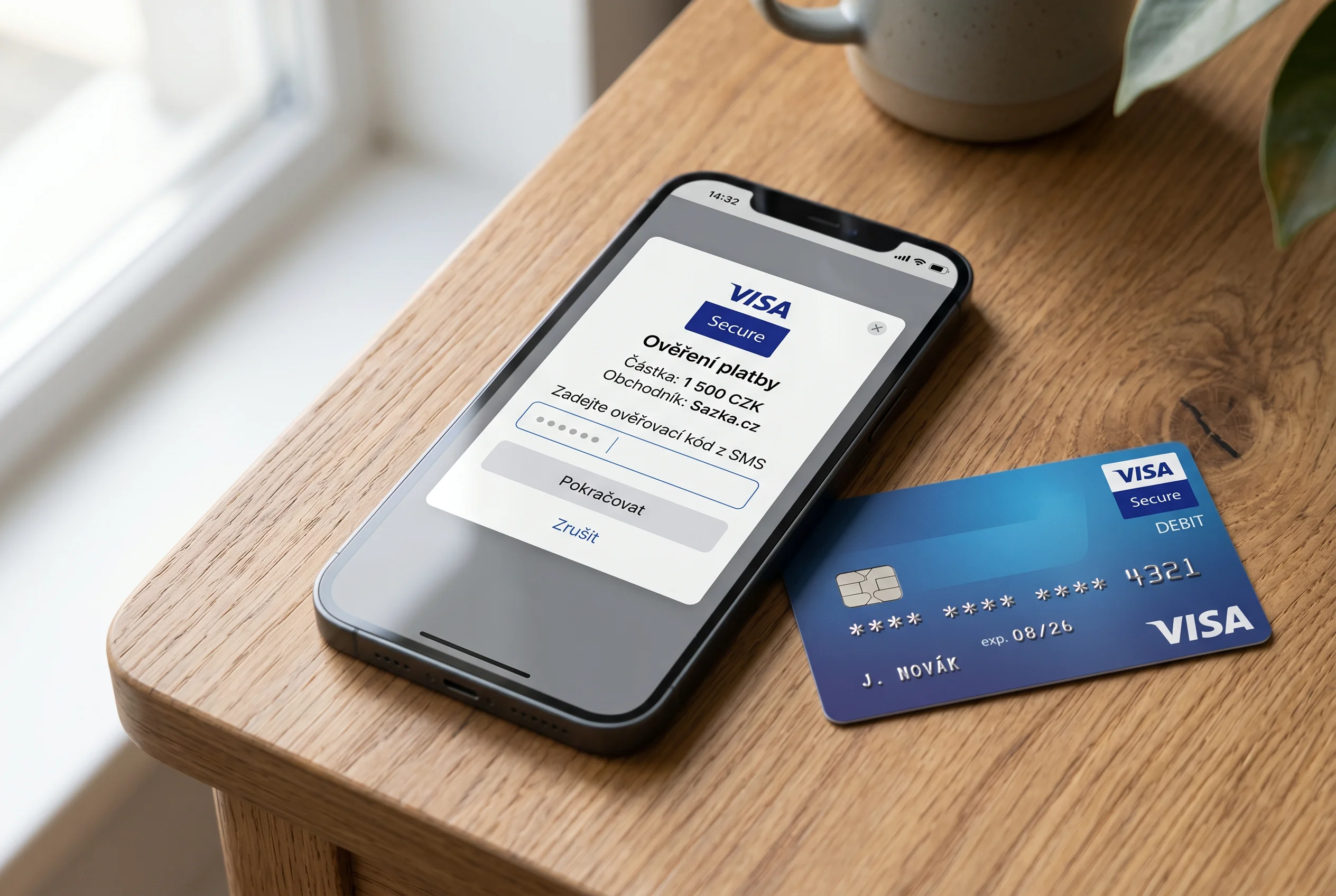 Ověření platby Visa 3D Secure při online sázení